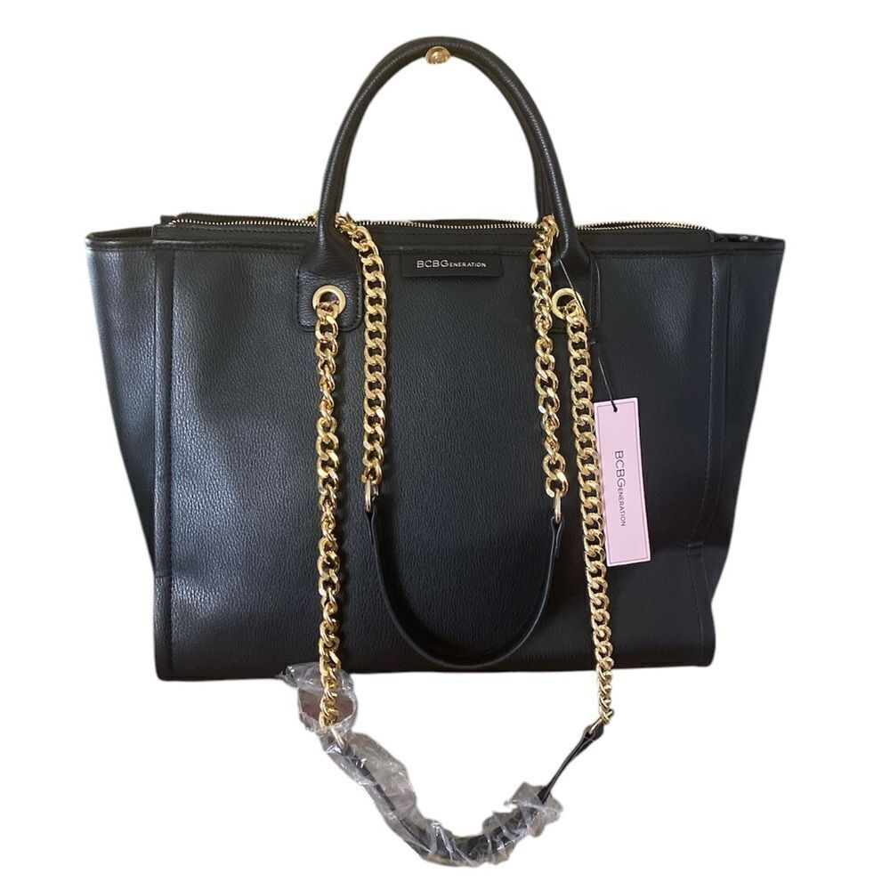 BCBGeneration Black Large Tote Bag